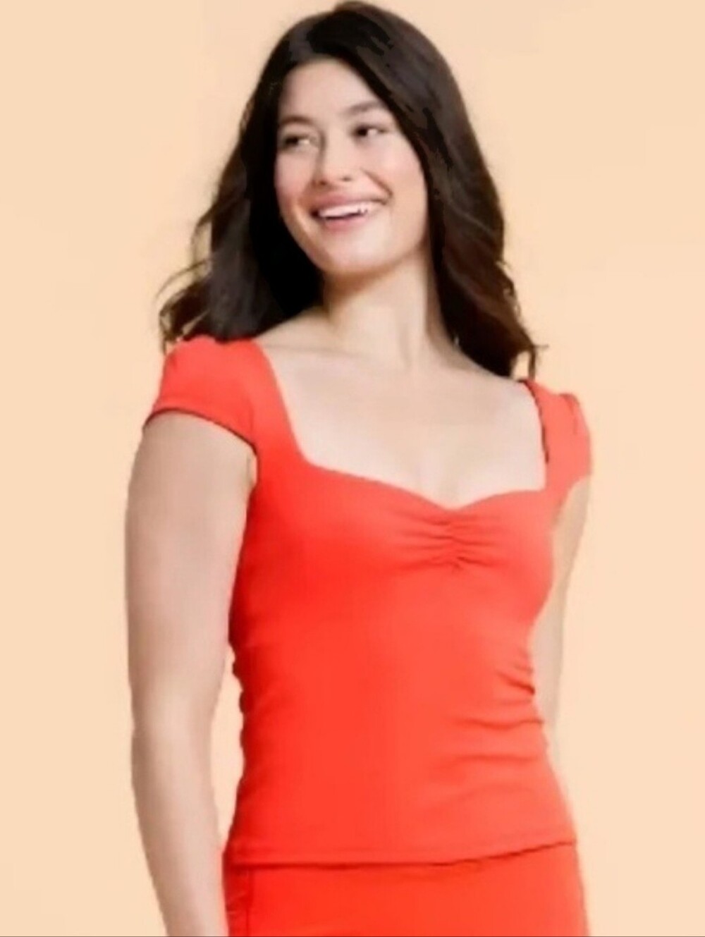NWOT Blogilates Sweetheart Neck Athletic Top - Picture 4 of 4
